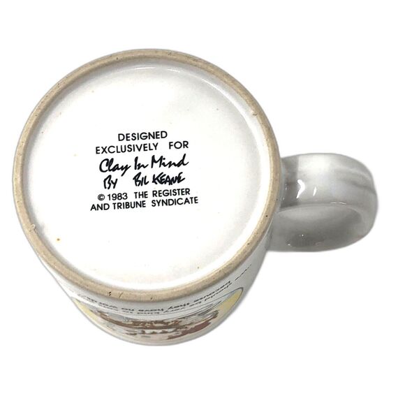 VTG 1983 Family Circus Mug Bill Keane Comics Pet Love Can We Keep Him, Mommy? - Picture 8 of 11